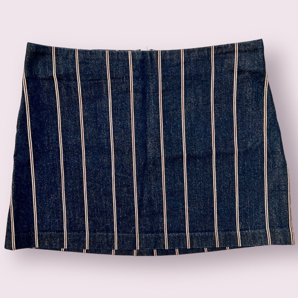 T Alexander Wang Striped Mini Skirt
